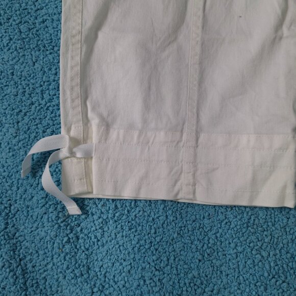 Westbound Womens Cargo Crop Capris Pants Size 10 Stretch Summer Pool Golf - Picture 6 of 13